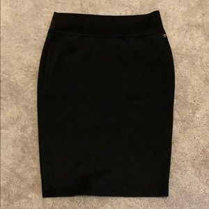 Black pencil skirt